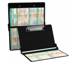 WhiteCoat Clipboard® - Black Ovarian/Adnexal Sonography Edition